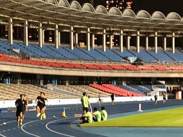 等々力陸上競技場　夜間利用の試行実施を実現！